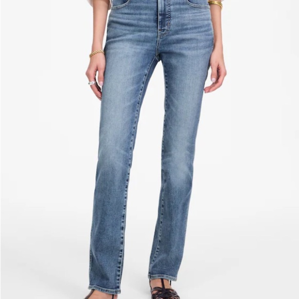 Madewell curvy stovepipe Jeans with magic pockets. NEW WITH TAGS